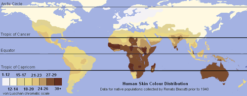 mappa colore pelle